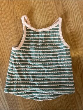 Matilda Jane Green‎ & Cream Striped Tank Top